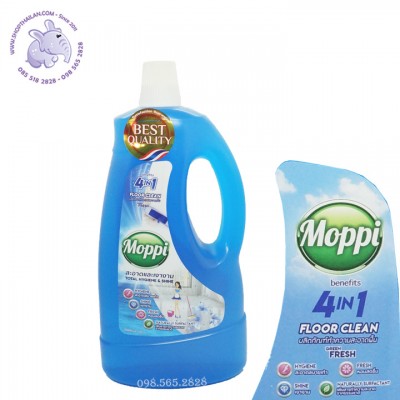 Nước lau sàn Moppi 4 in 1 Thái Lan (mùi bạc hà)